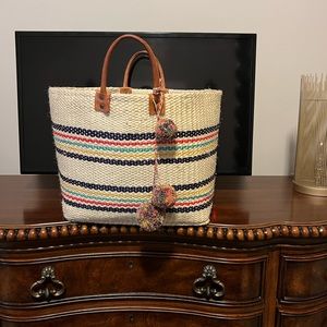 Mar Y Sol woven Straw tote